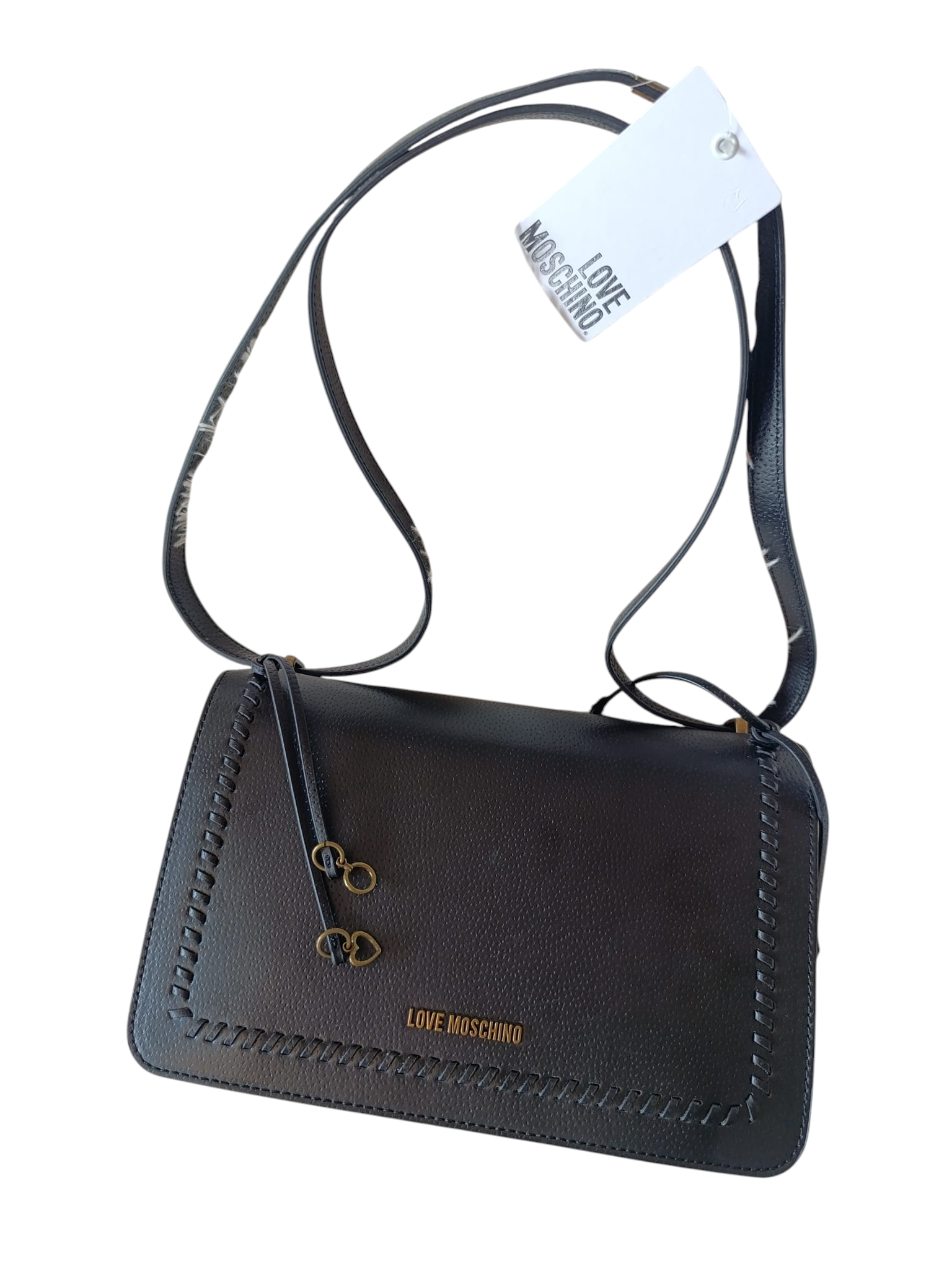 Bolso Moschino de cuero convertible con bandolera para cruzar