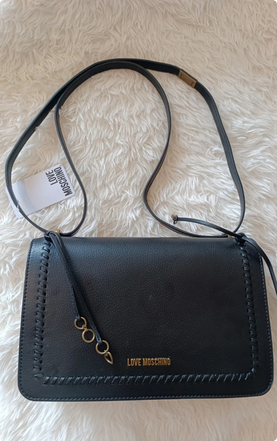 Bolso Moschino de cuero convertible con bandolera para cruzar