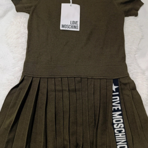 Vestido Moschino de punto plisado – Talla XXL