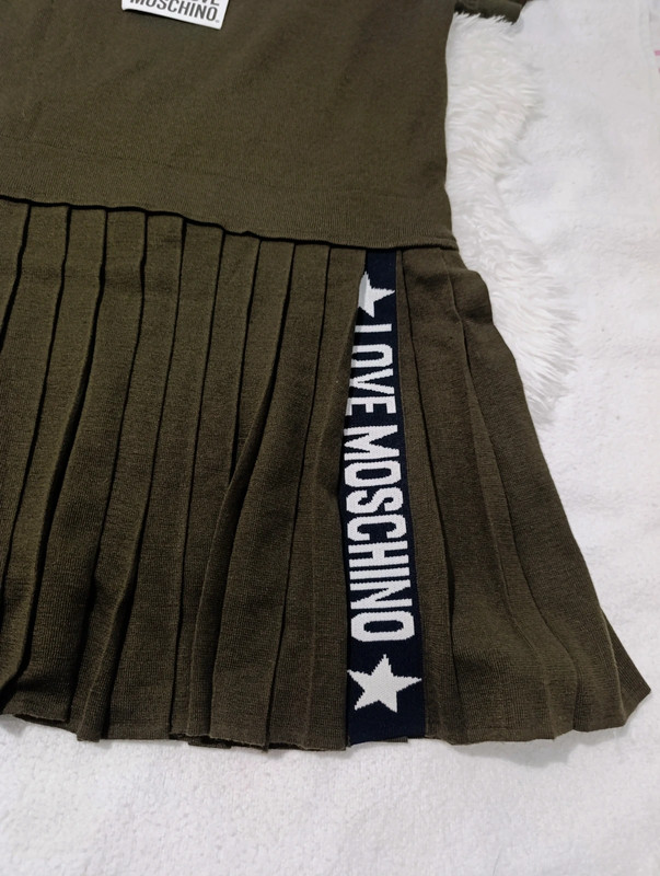 Vestido Moschino de punto plisado – Talla XXL - Imagen 11