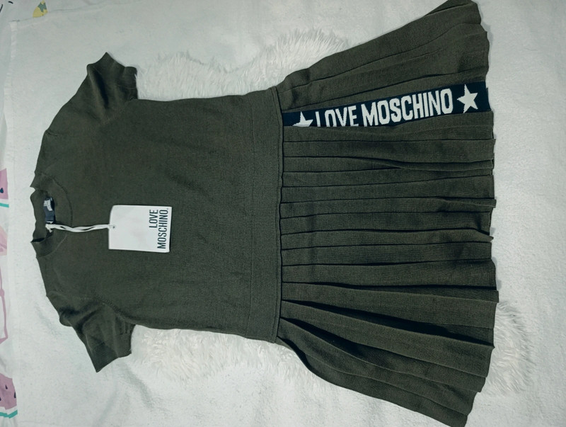 Vestido Moschino de punto plisado – Talla XXL - Imagen 10