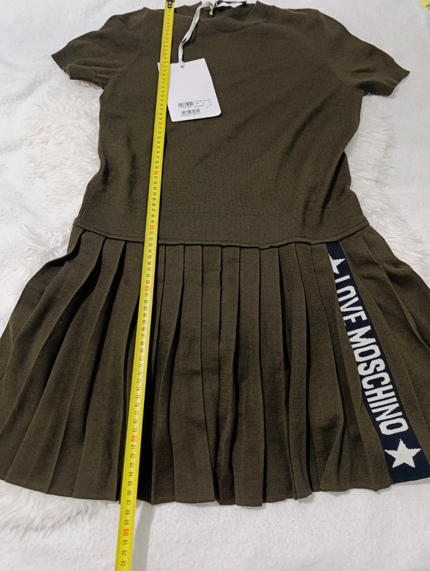 Vestido Moschino de punto plisado – Talla XXL - Imagen 3