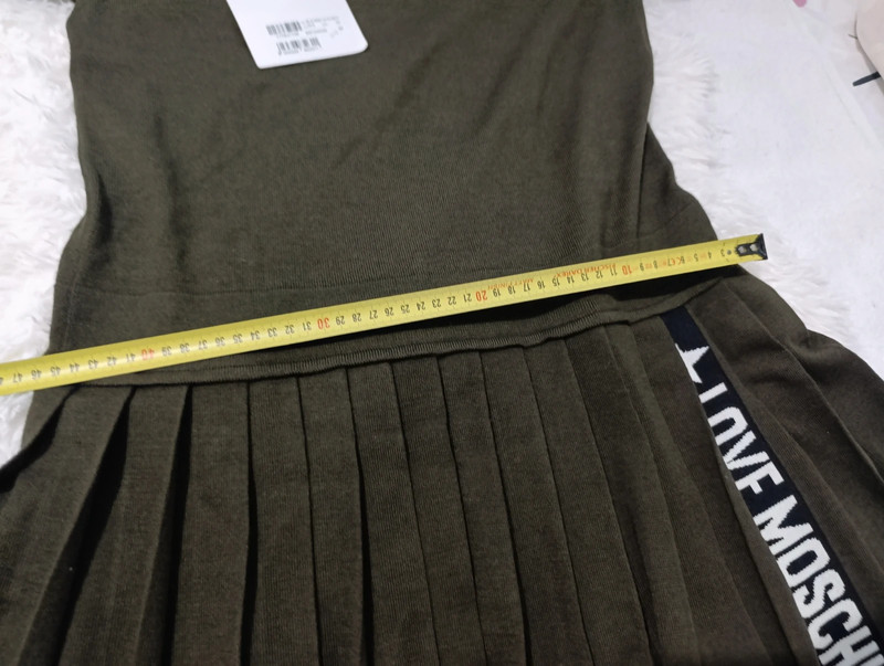 Vestido Moschino de punto plisado – Talla XXL - Imagen 2