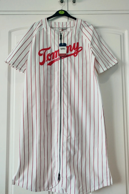 👗 Vestido chaqueta larga casual Tommy Hilfiger Oversized – Talla XS