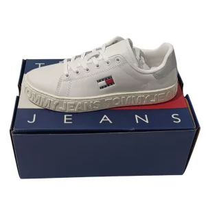 👟 Zapatillas Tommy Jeans Blancas con Logo en Relieve
