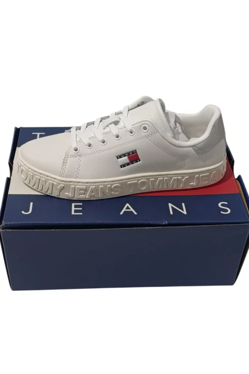 👟 Zapatillas Tommy Jeans Blancas con Logo en Relieve