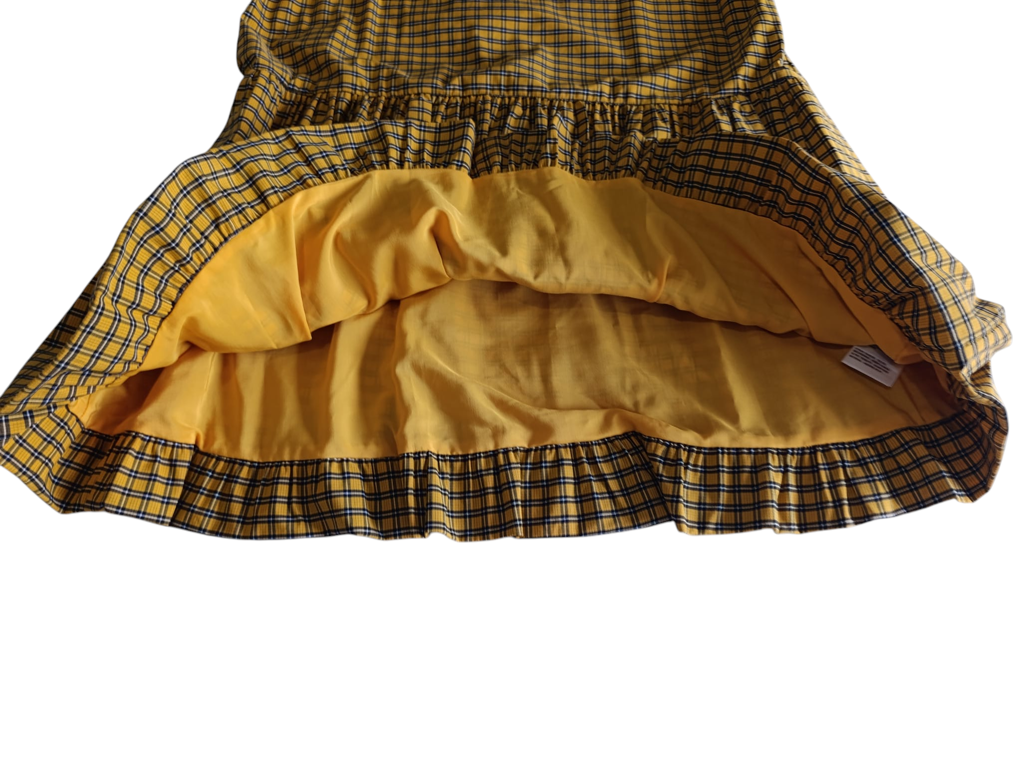 LEVI'S Vestido cuadros globo oversized - Imagen 2