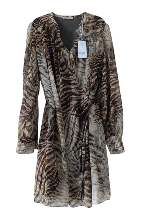 GUESS Vestido safari con cinturón
