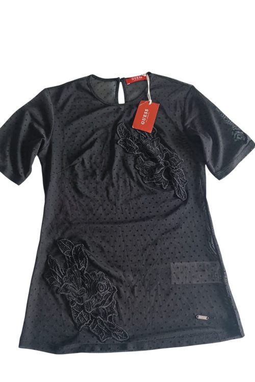 GUESS top transparente de fiesta